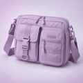 QEZLUPORA™ Double Zip Mini Boston Bag – Japanese Cute Structured Handbag, Jirai Kei Everyday Purse