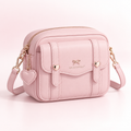 QEZLUPORA™ Ribbon Frame Satchel – Girly Gothic Structured Handbag, Japanese Boutique Carry Bag