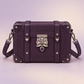 QEZLUPORA™ Boxy Trunk Crossbody Bag – Japanese Niche Mini Bag, Jirai Kei Structured Statement Purse